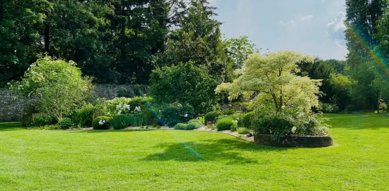 Jardin entretenu